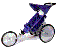 Sport-Buggy mit stabilen Rahmen hochwertigen Bremsen   